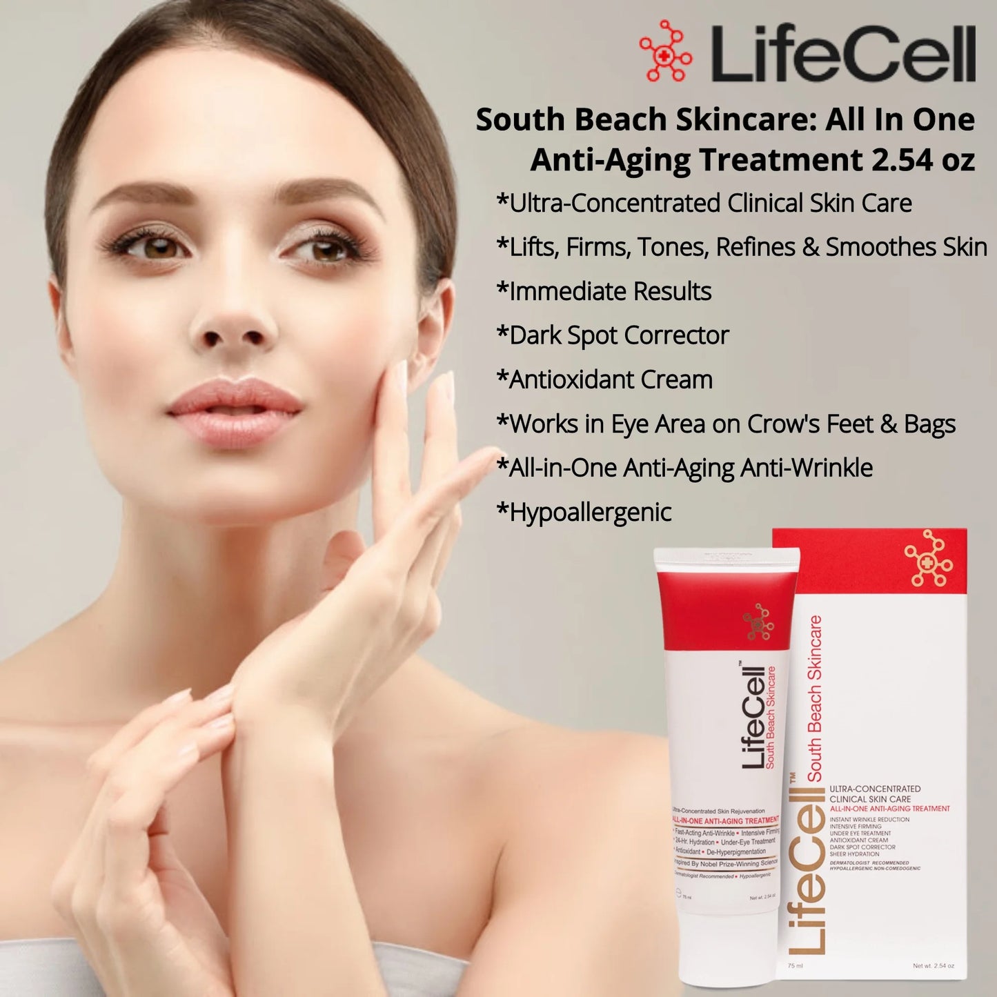 LifeCell All-in-One Anti-Aging Treatment 2.54 oz